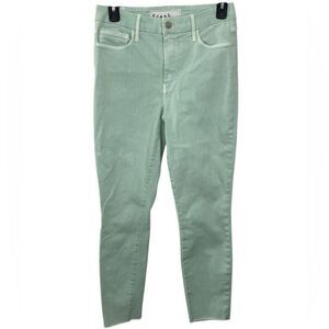 Frank & Eileen Sligo Jeans in Sea Foam Mint Green Size 28‎ Stretch Denim
